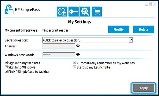 What is hp simple pass identity protection